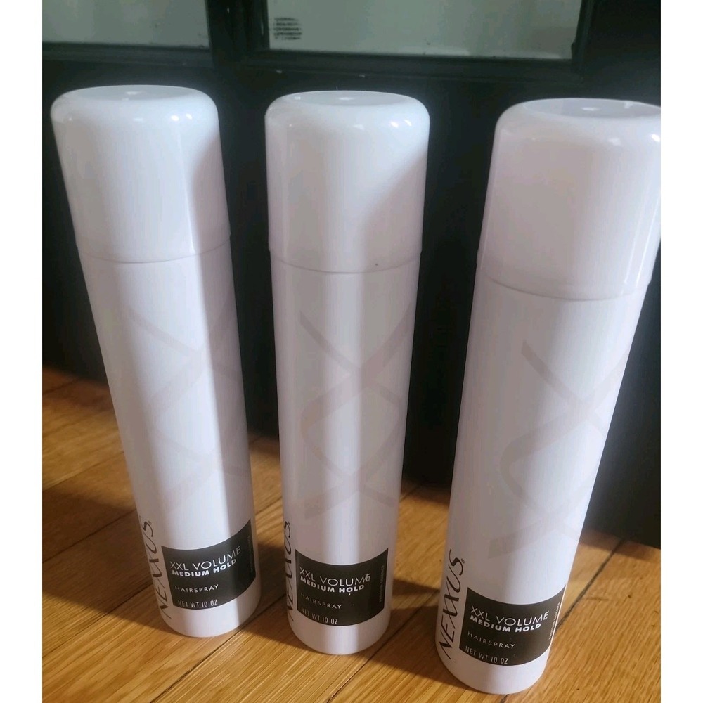 Lot Of 3 Nexxus Styling Spray XXL Finish Volume Medium 10 Ounce Bottle New!